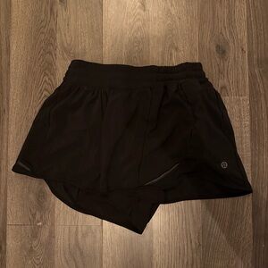lululemon athletica Black Athletic Shorts Sleek Design